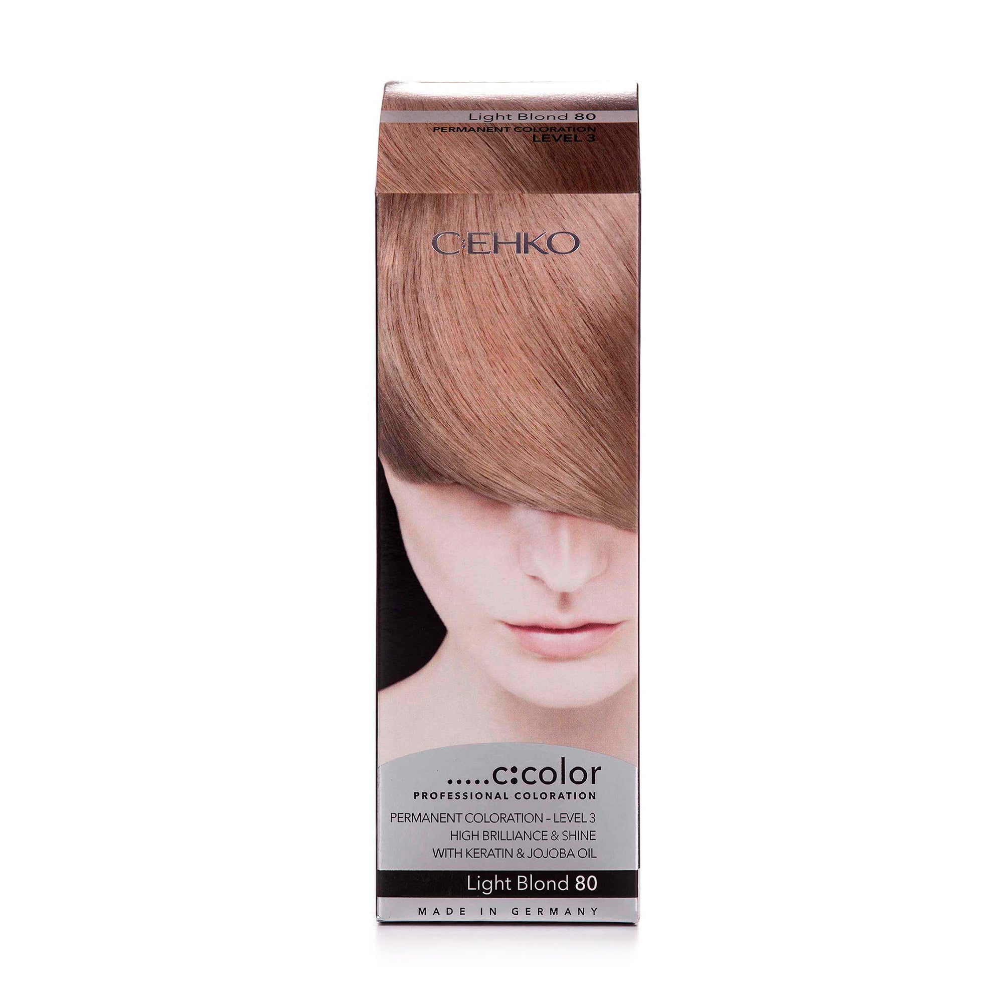 Стійка крем-фарба для волосся C:ЕНКО C:COLOR Professional Coloration 80 Світло-русявий, 110 мл